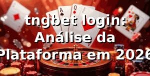 tngbet login: Análise da Plataforma em 2026 ⚽